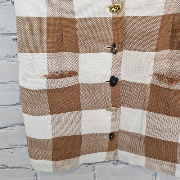 Staud Samuel Check Mini Dress - Picture 5 of 7